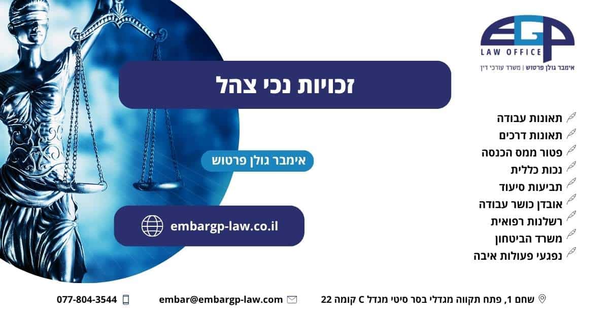 זכויות נכי צהל